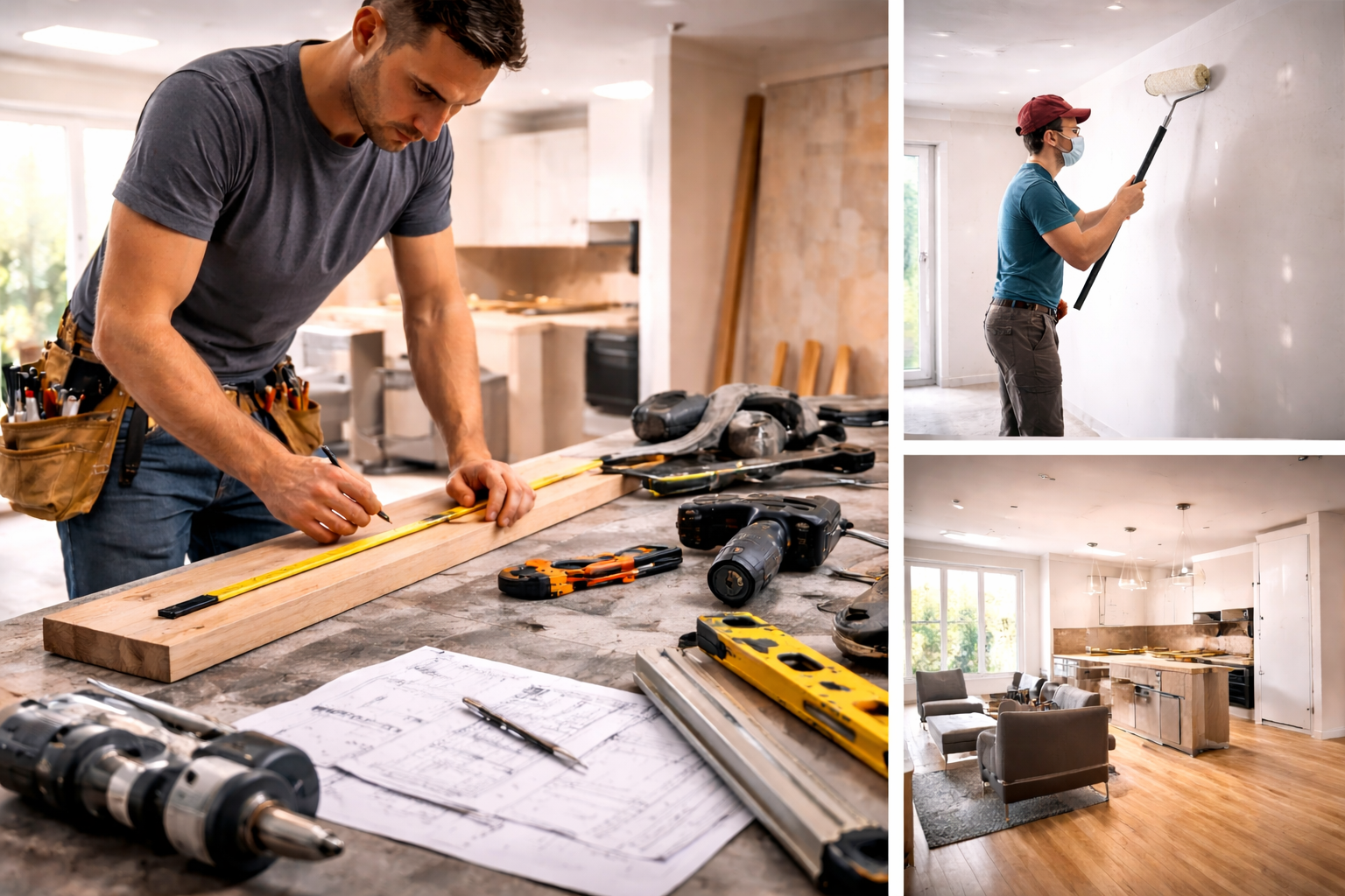 שלבי עבודה שיפוץ דירה